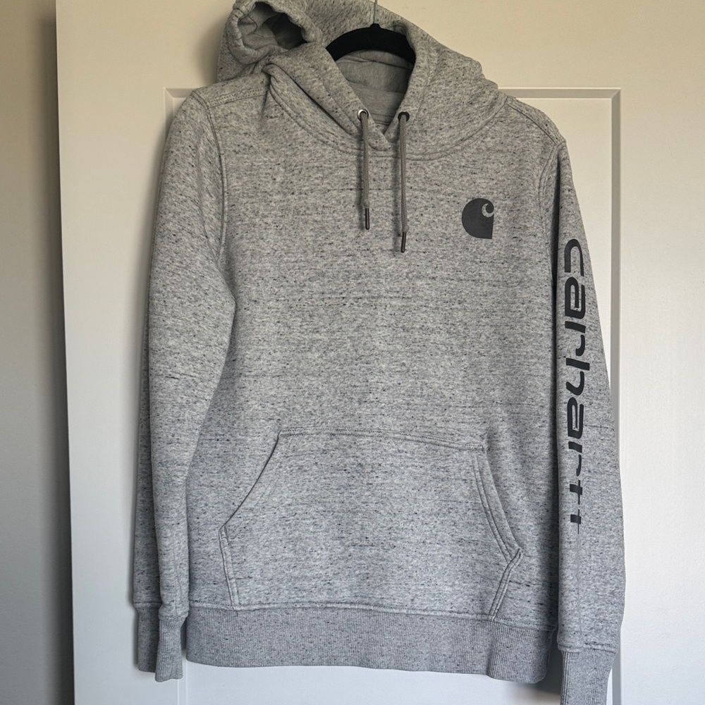 Carhartt Heather Gray Pullover Hoodie